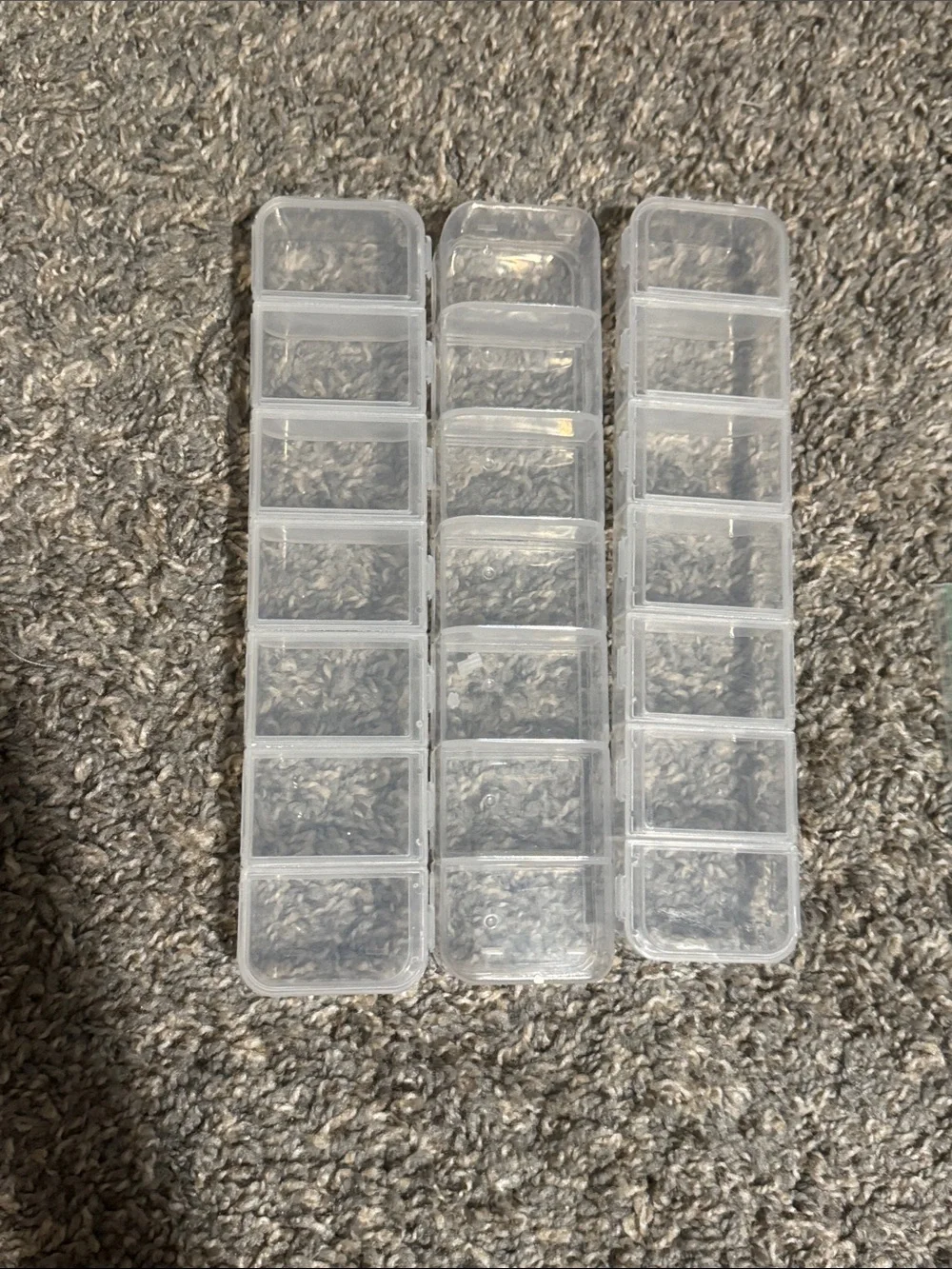Clear Plastic 10-Compartment craft Organizer - Home Storage & Organization